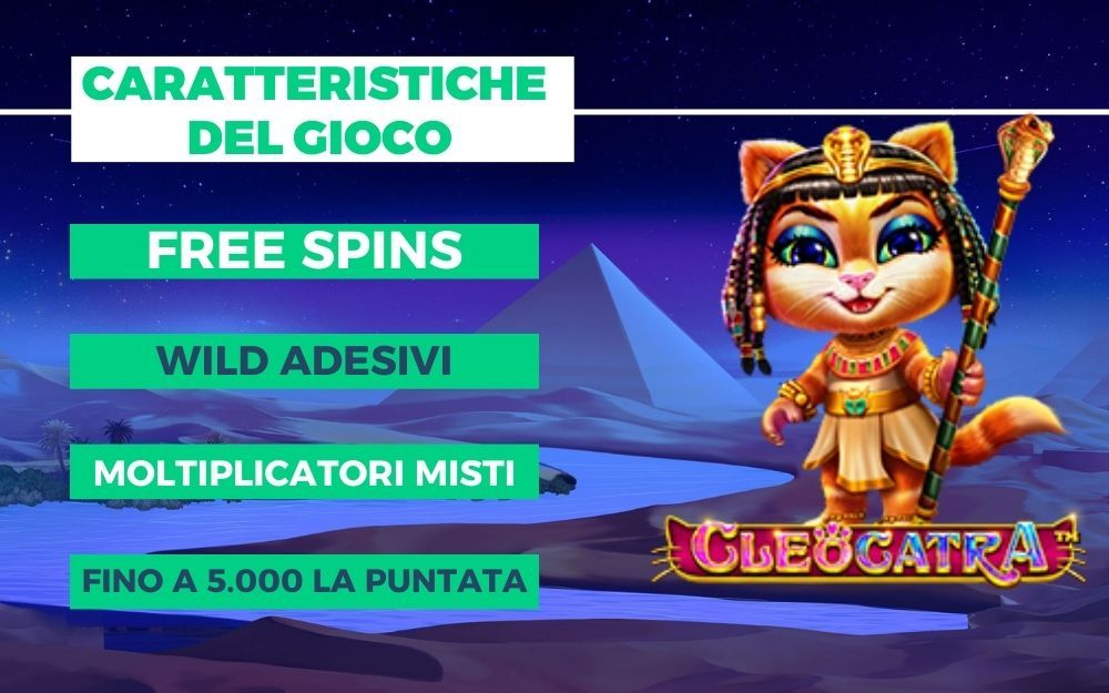 Cleocatra slot machine starcasinò